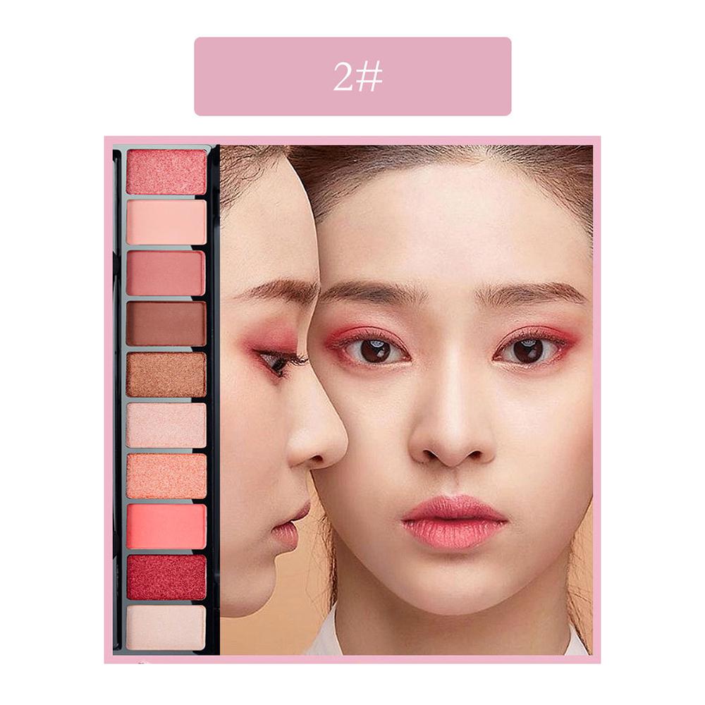 Lameila Palet  Eyeshadow 10 Warna  Matte Nude Natural 