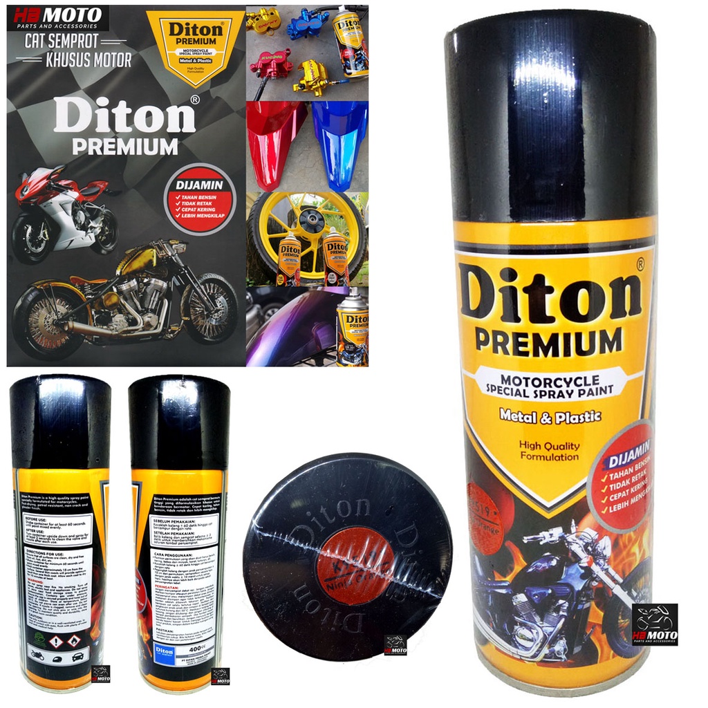 9519 Ninja Orange/Cat Semprot Diton Premium K *9519 Ninja Orange ISI 400 CC / Cat Semprot Motor/Cat 