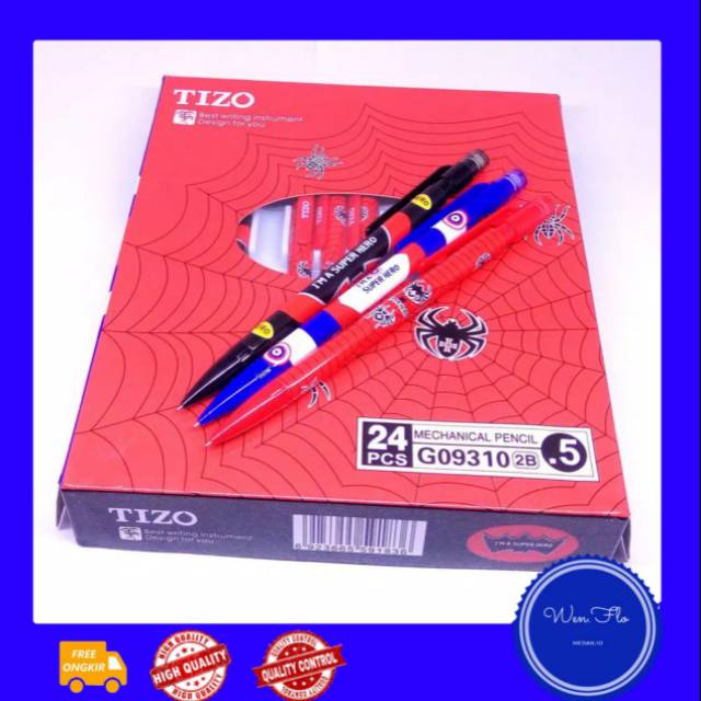 

WENFLO.ID|| Pensil Mekanik Superhero Tizo {0.5mm}