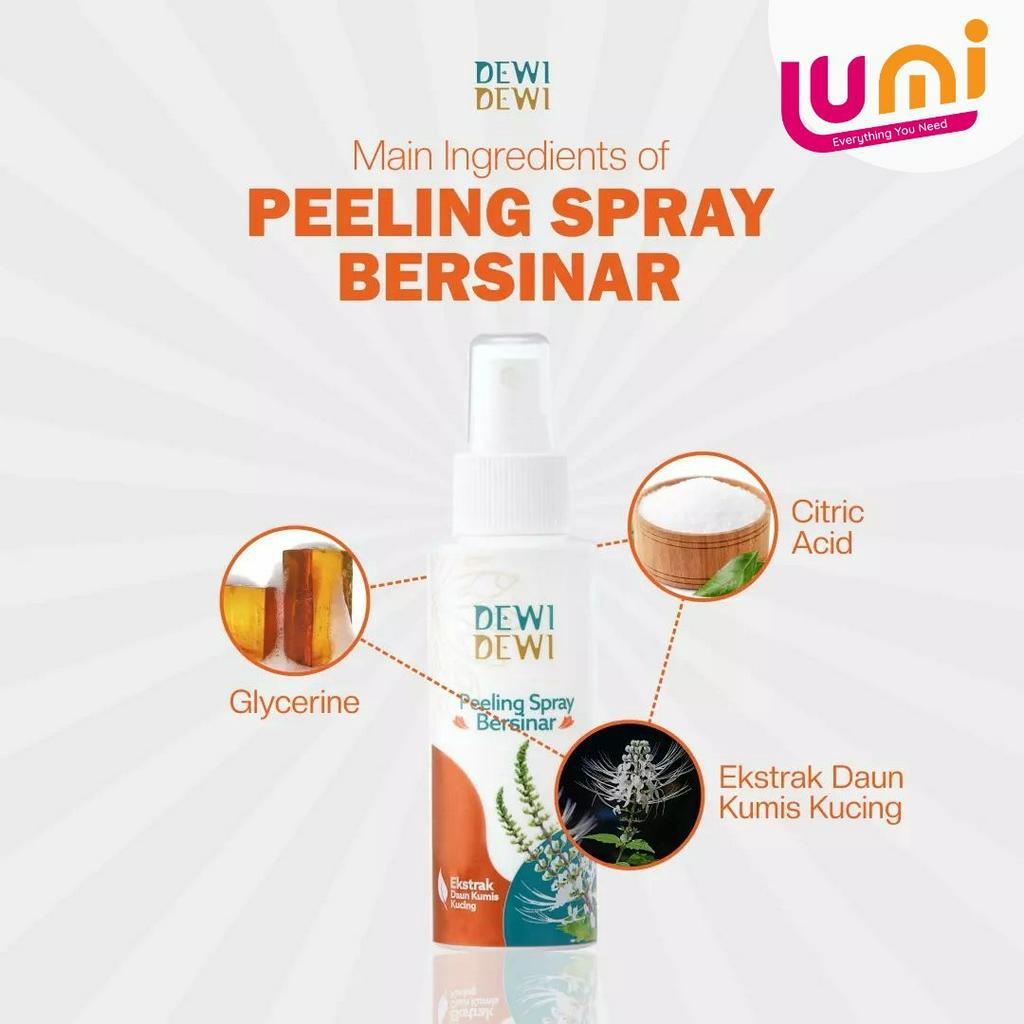 Peeling Spray Penghilang Daki Leher Tangan Dewi-dewi Peeling Spray