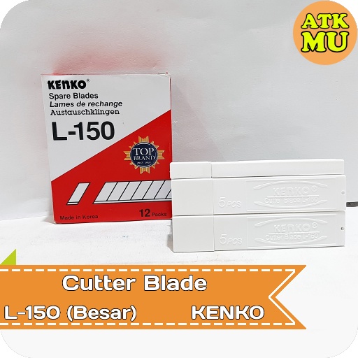Cutter Blade Besar Mata Pisau Isi Cutter Kenko L-150