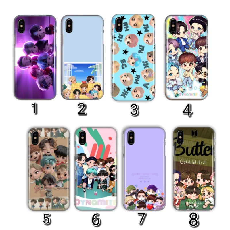 Premium Case Custom BtS Bt21 tiny tan for oppo a5s, oppo a15, samsung a71, iphone 8 plus, realme 8, 