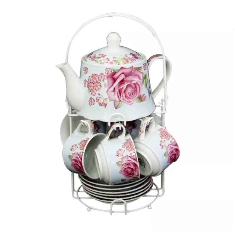 Tea Set Kopi Set Teko Set Keramik Nakami