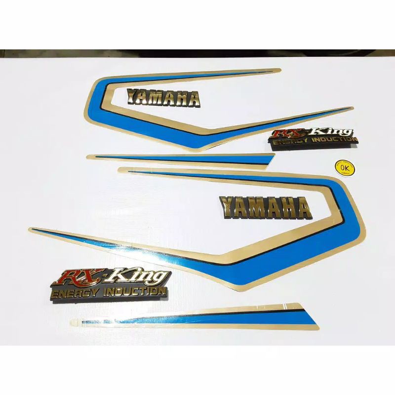 Lis stiker striping RX king cobra 1983 biru