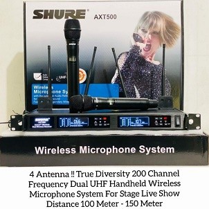 mic wireless Shure AXT500 AXT 500 Handheld multi channel