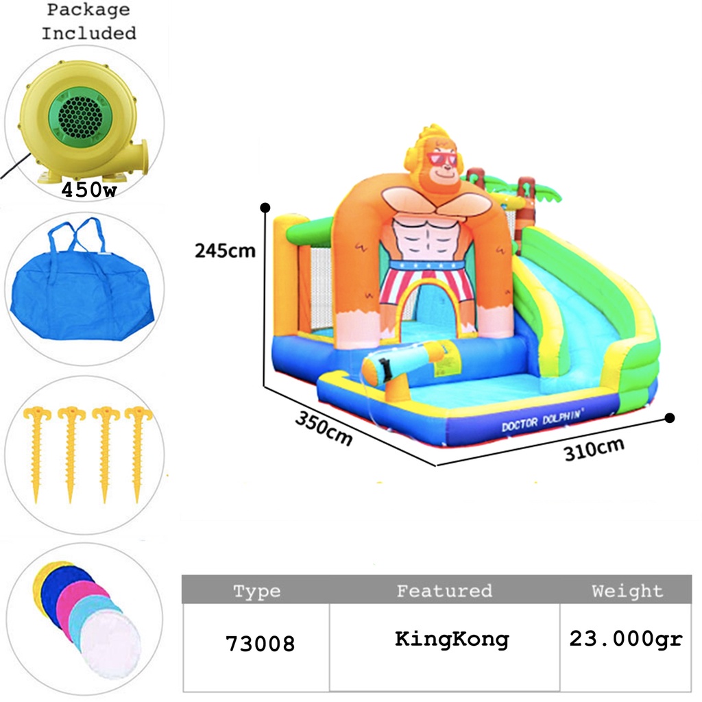 bouncy castle kingkong 73008