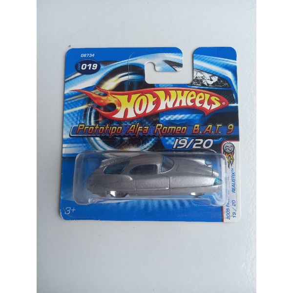 hotwheels PROTOTIPO ALFA ROMEO B.A.T.9 HW 2005 FIRST EDITIONS SHORT CARD