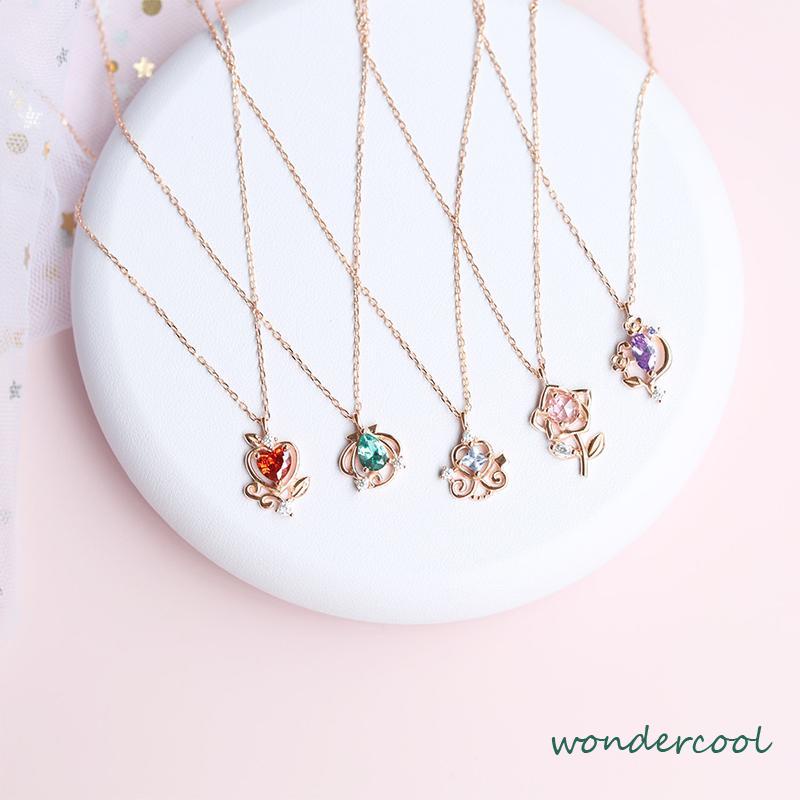 Disney Princess Kalung Wanita Desain Niche Temperamen Perhiasan Sederhana-Won