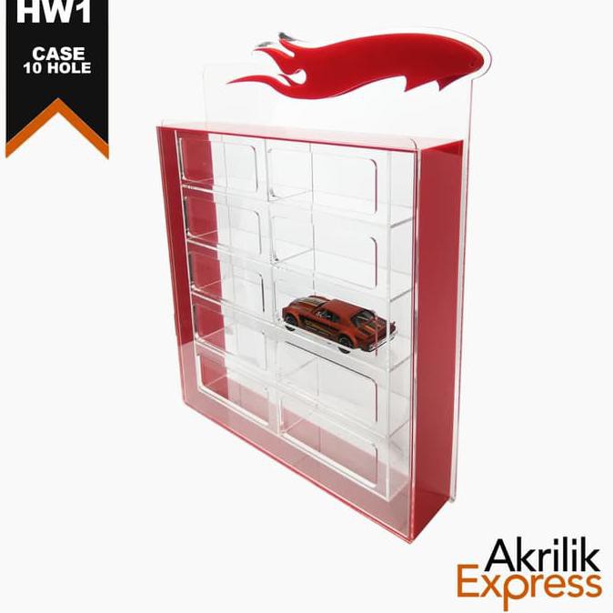Hot Wheels / Rak Akrilik / Diecast / Mainan / Mobil Mini - Termurah 