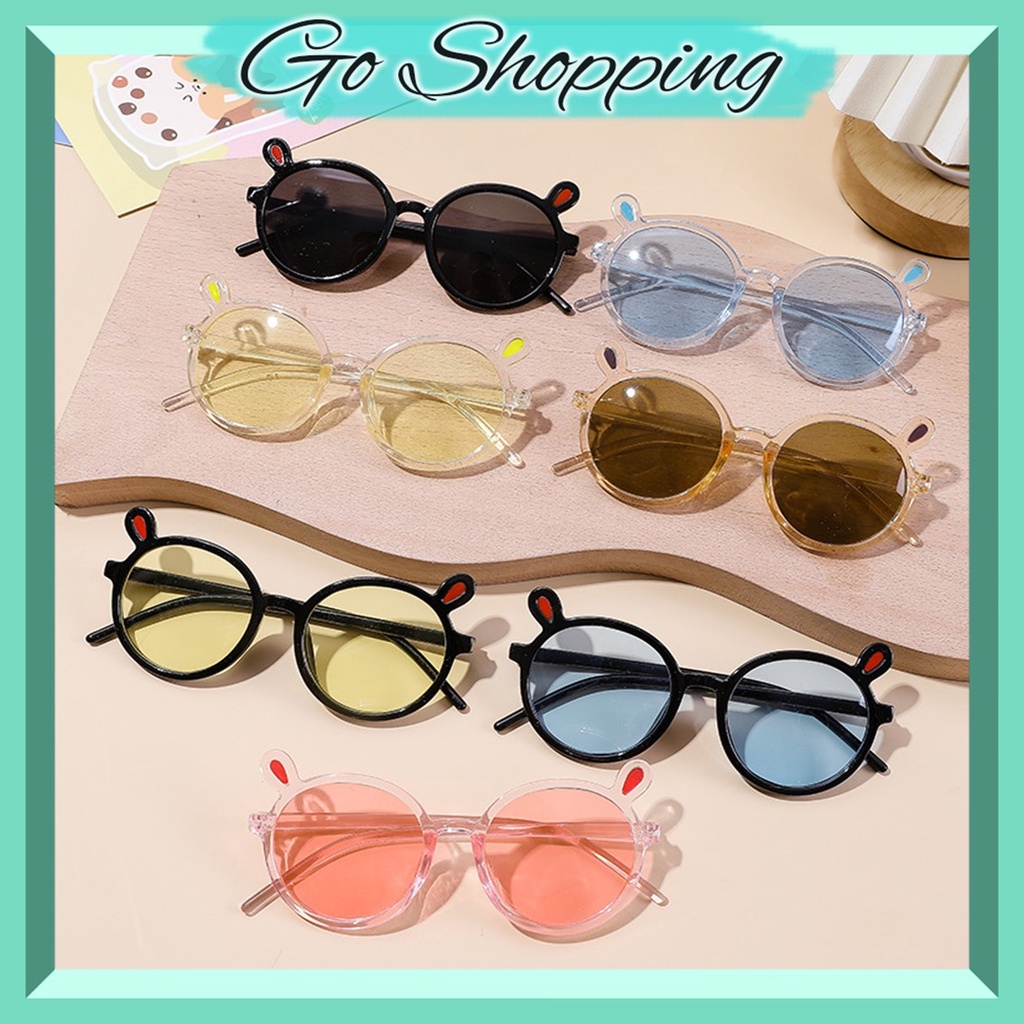 GO! KC614 Kacamata Anak Fashion Bulat Unisex kacamata hitam Kids Sunglasses New Trend