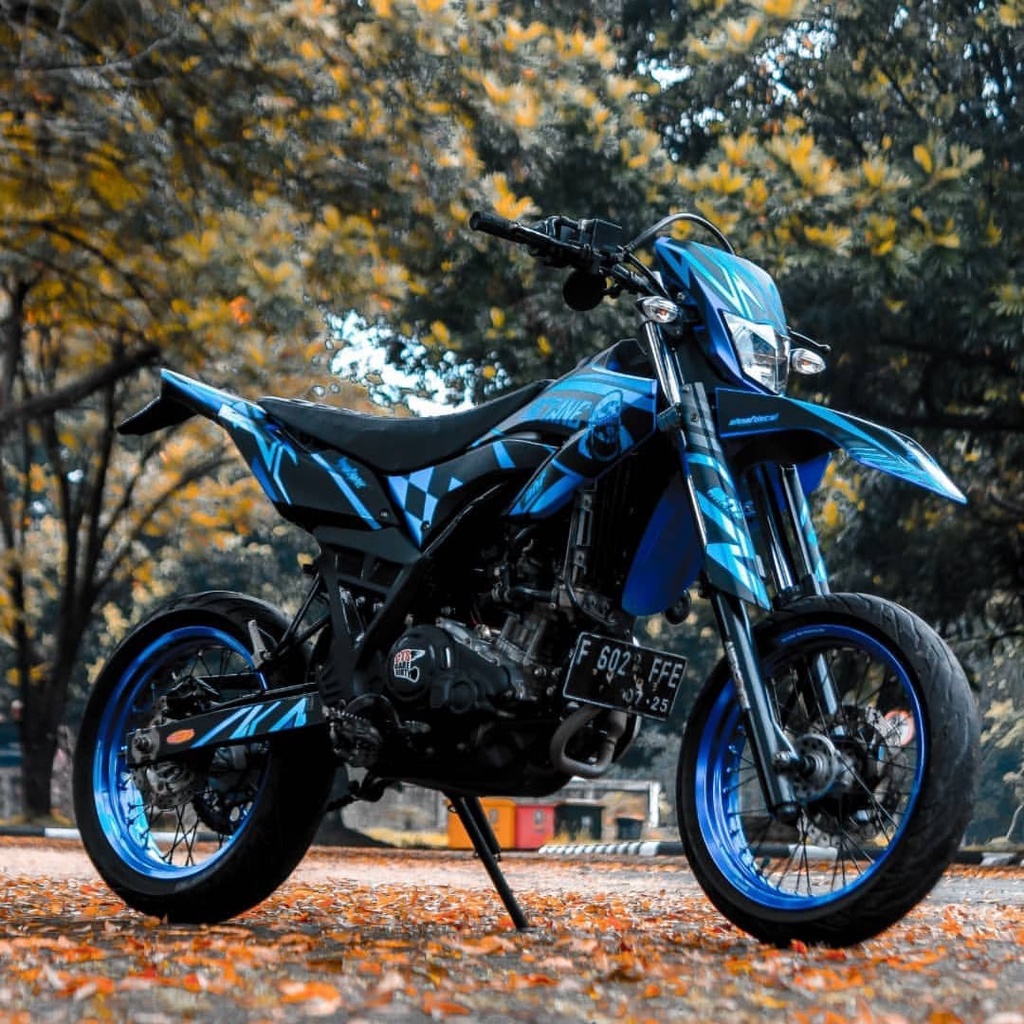Decal supermoto custom nomor WR155 full body