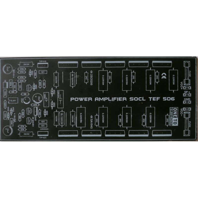 PCB Power Amplifier SOCL TEF 506