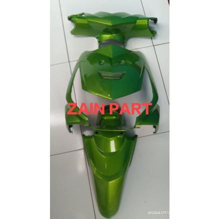 body halus set depan beat karbu warna hijau,original