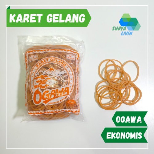 Karet Gelang Ogawa kuning 16mm *100gr