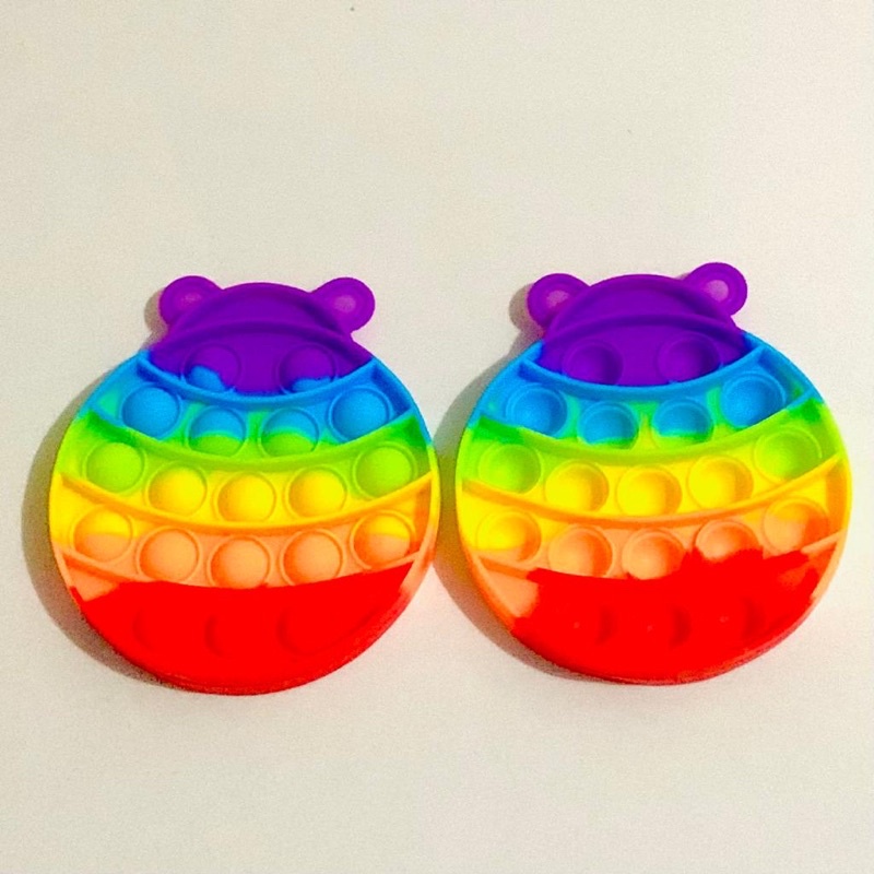 POP IT FIDGET TOYS RAINBOW (ADA YANG JUMBO)-Kumbang