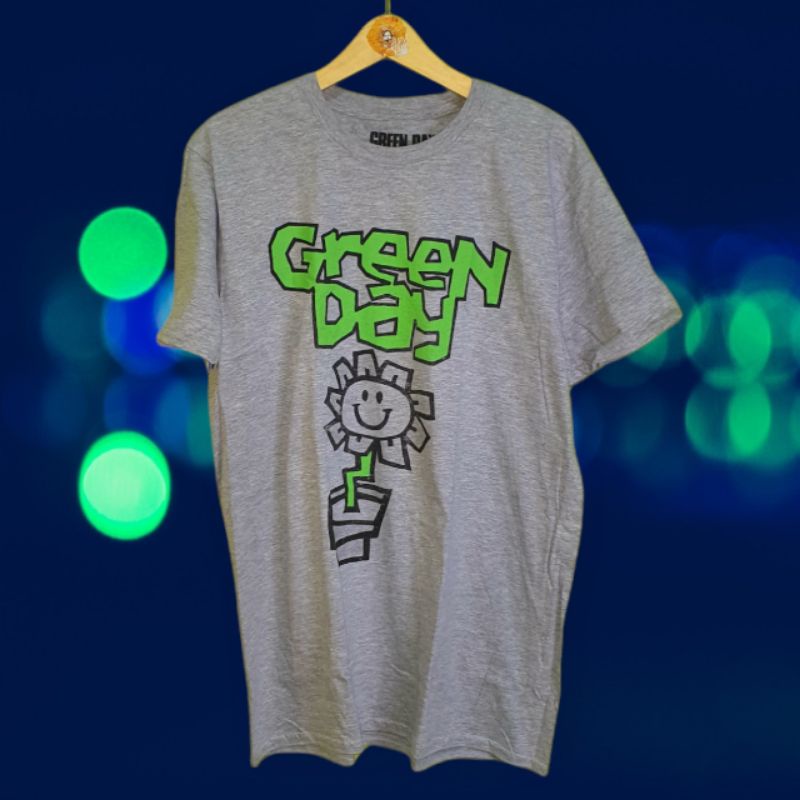 T-Shirt Green Day: Flower Pot (Kaos Band Official)