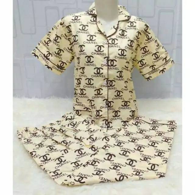 [ YC READY]- Chanel Piyama BAJU TIDUR Wanita Import