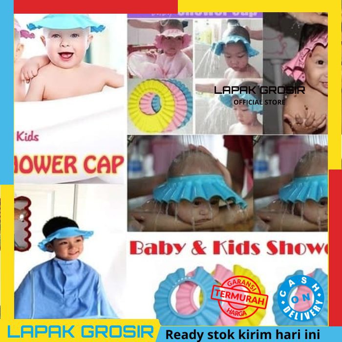 Baby Shower Cap Alat Pelindung Peralatan Kamar Mandi Alat Mandi Perlengkapan Rumah GD219