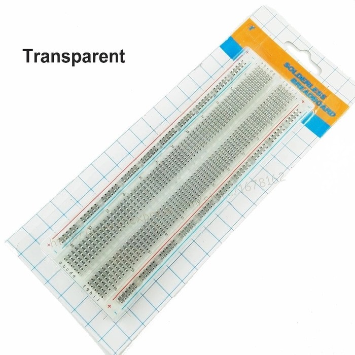 Breadboard 830 point Transparant Project Board Protoboard Bread Bening