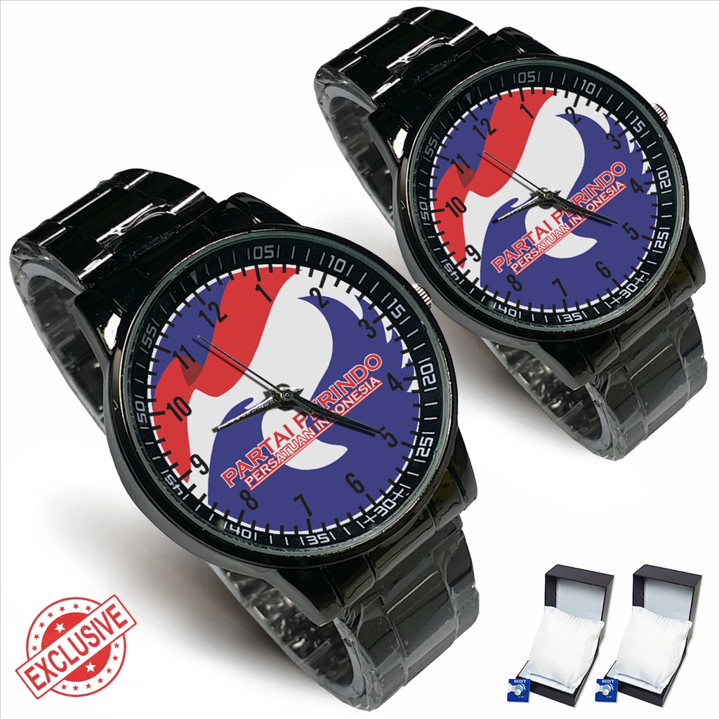 Jam Tangan Rantai Couple PARTAI PERINDO (Nice)