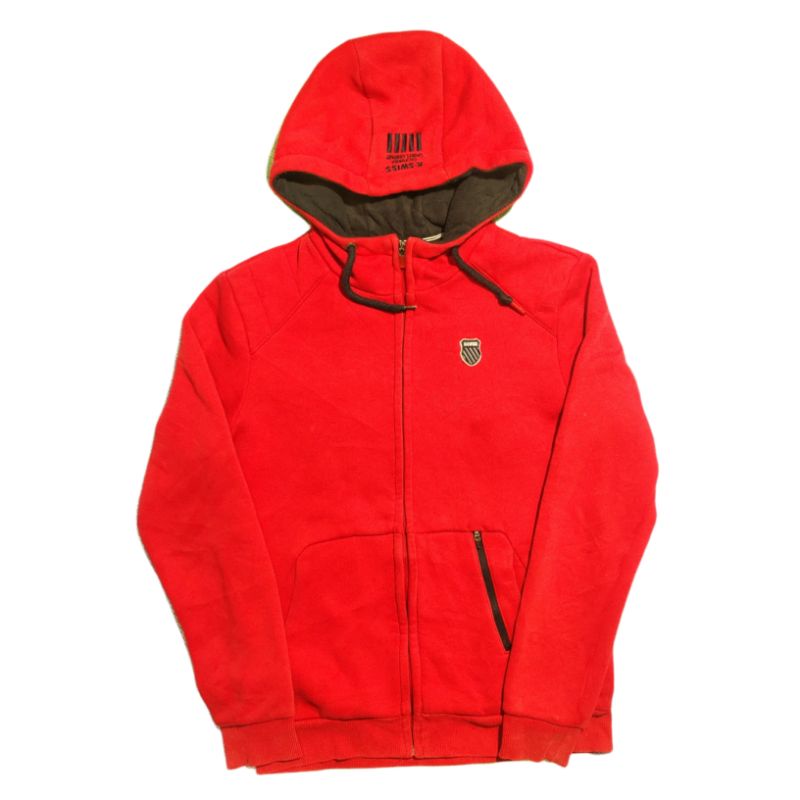 Hoodie K-Swiss Second Original Merah