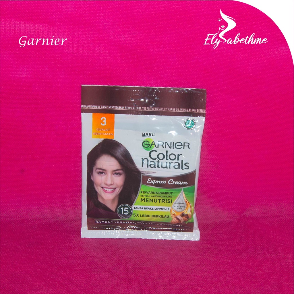 ✿ELYSABETHME✿ Garnier natural hair colour semir rambut termurah pewarna rambut