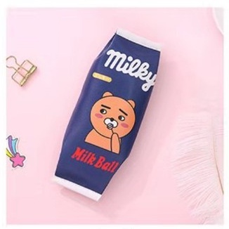 MURMURE.ID | TEMPAT PENSIL UNIK MILK COOKIES KOTAK PENSIL BUNGKUS JAJAN CIKI SNACK PC039-BEAR NAVY