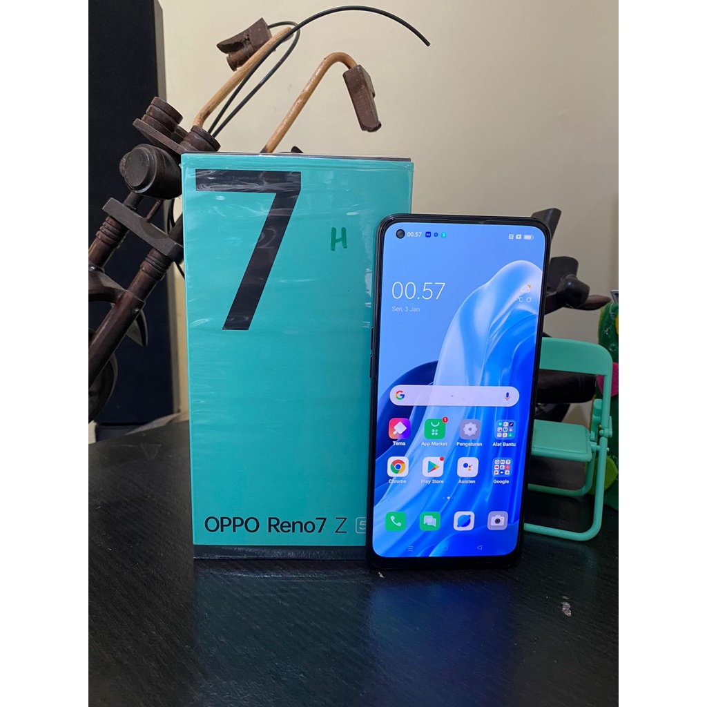 OPPO RENO 7Z 5G 8/128GB NFC SECOND BERGARANSI RESMI