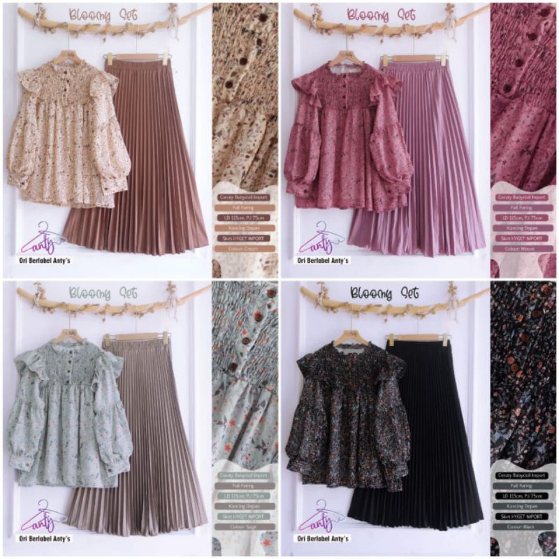 ONE SET ROK BLOOMY SET ANTY'S