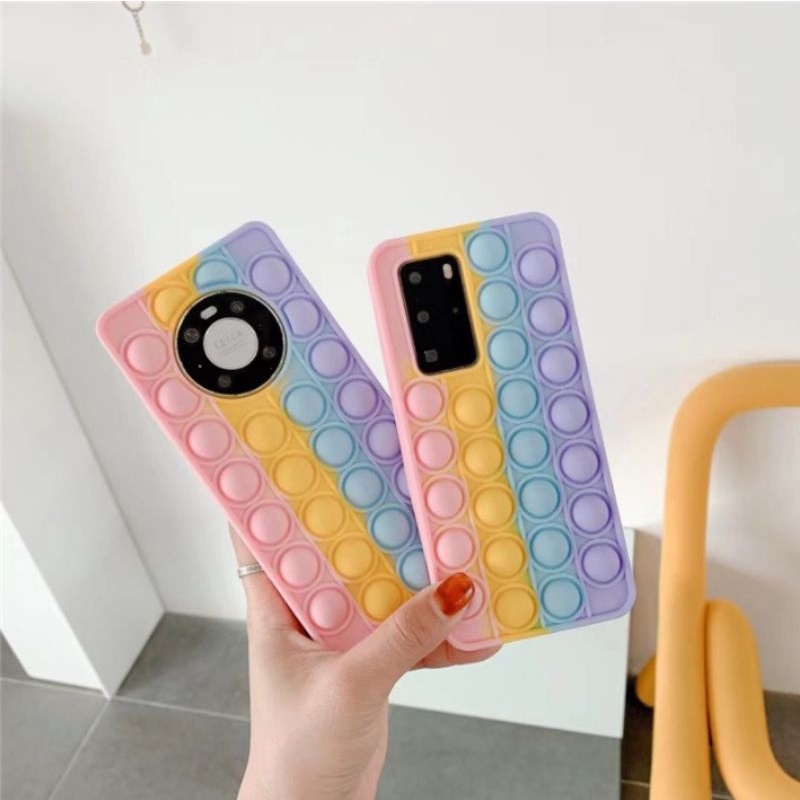 CASE POP IT VIVO Y20  Y20S  Y12S Y20SG / Y50 Y30 Y30i / Y12 Y15 Y17 SOFT CASE COVER CASING BUBBLE  R