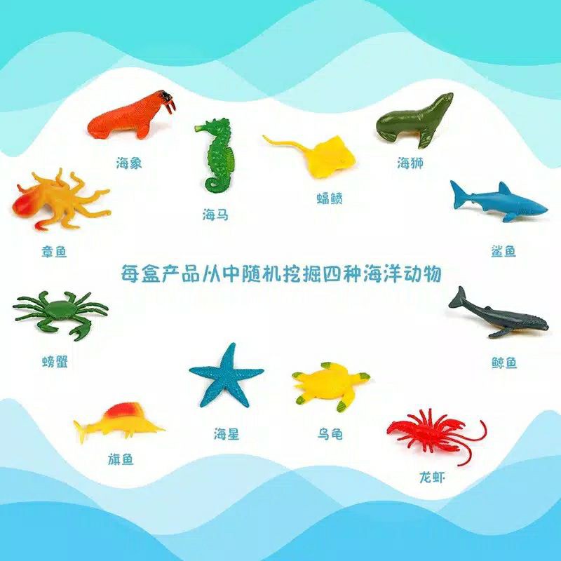 mermaid / unicorn dig kits - mainan edukasi anak
