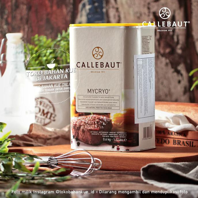 

Callebaut MYCRYO 100gr Repack Cocoa Butter in Powder Mentega Cokelat