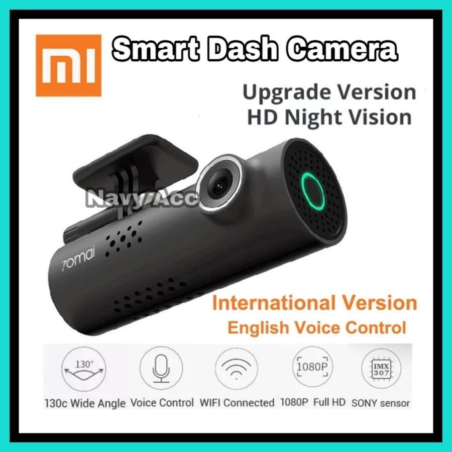 Kamera Mobil Xiaomi Smart Dash Cam Wifi DVR Car Voice Control yi 70MAI - TANPA MEMORY