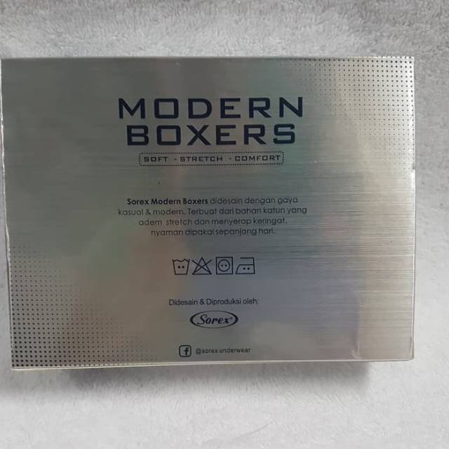 1 dus Boxer pria merk Sorex kode 3904