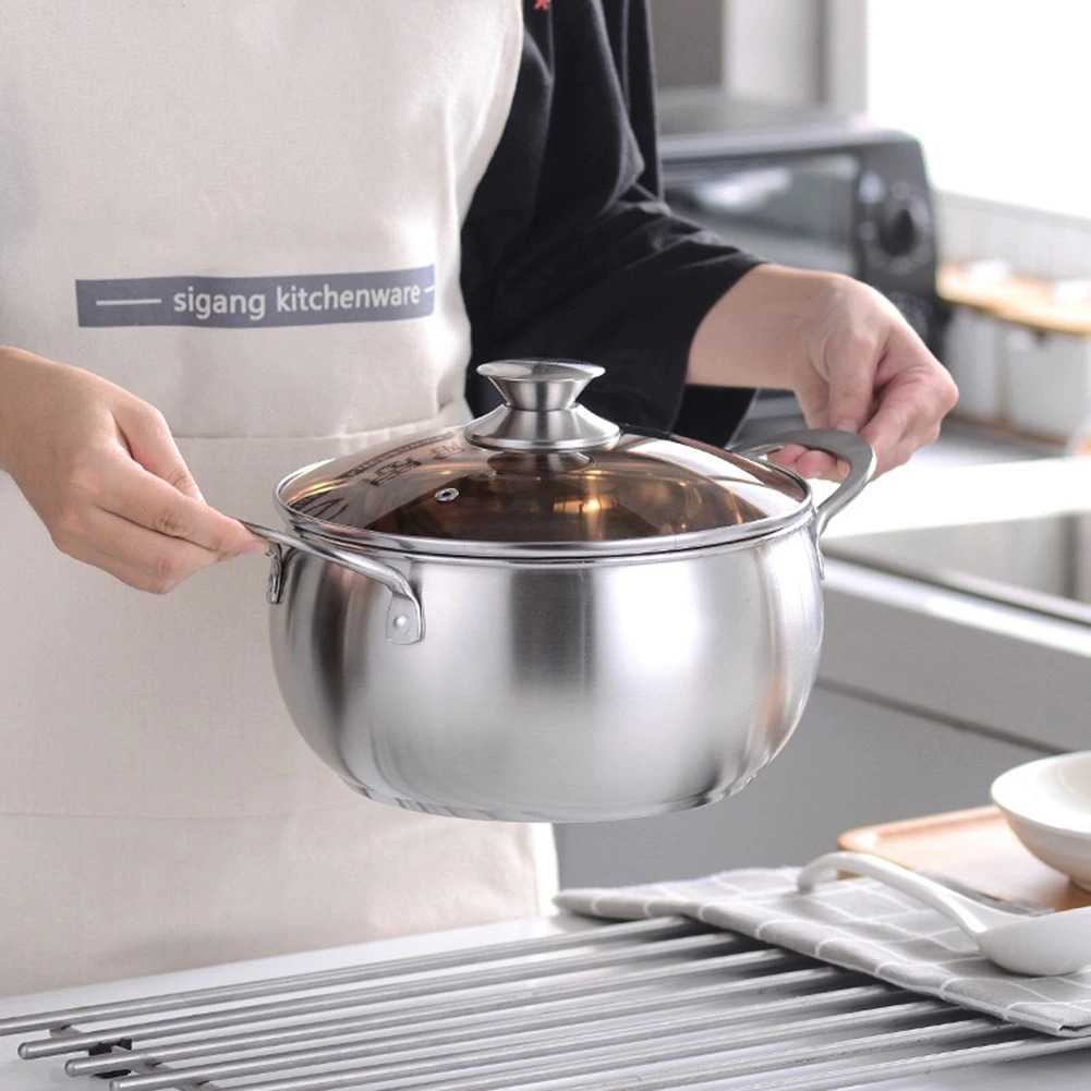 LMETJMA Panci Masak Cookware Soup Stockpot With Lid Handle