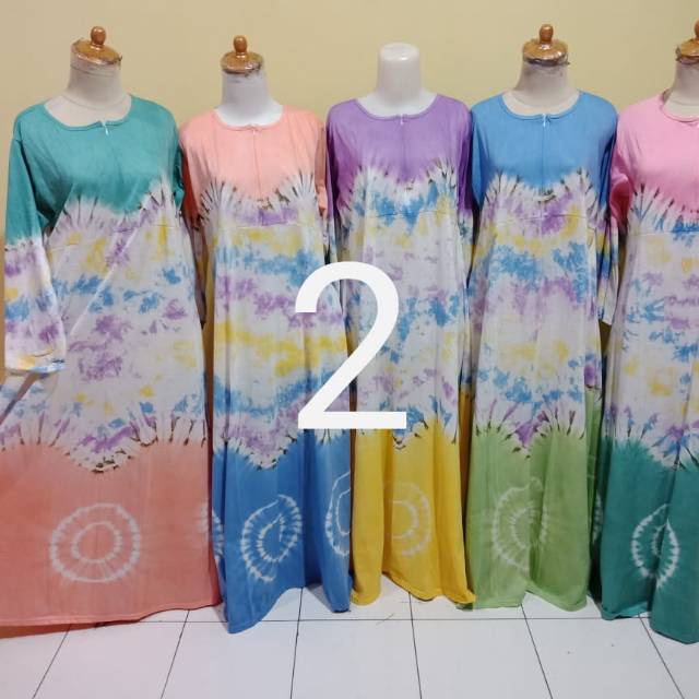 daster gamis shof bahan kaos