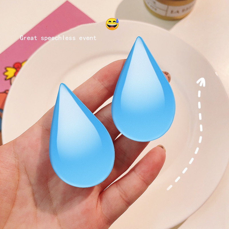 We Flower Jepit Rambut Bobby Pin Motif Kartun Emoji Angry Happy Untuk Anak Perempuan