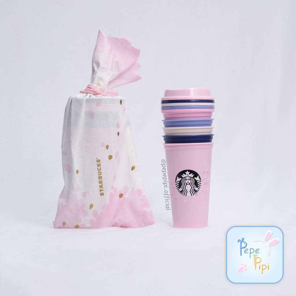 Tumbler Starbucks Spring Cherry Blossom 2021 Reusable Cup Botol Minum Tempat Starbuck Bunga Sakura