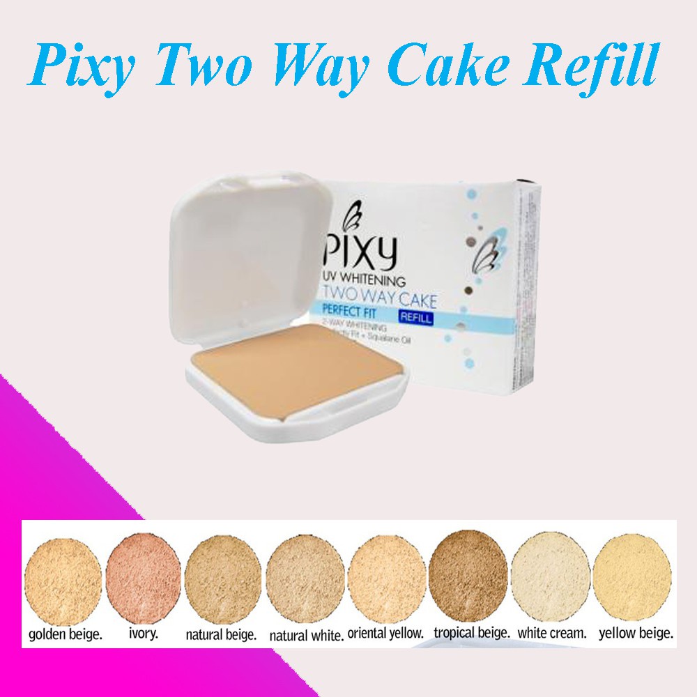 Pixy Perfect Fit Two Way Cake 12.2 gr / Pixy Refill Perfect Fit Two Way Cake SPF 30
