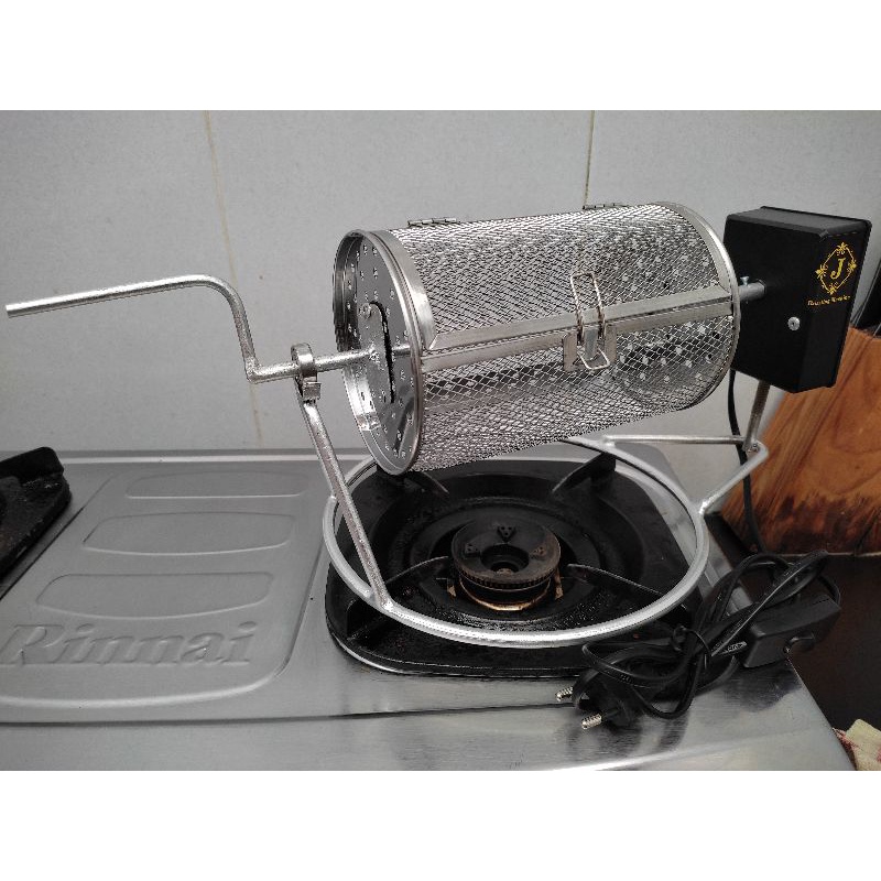 mesin roasting kopi motorized mini coffee roaster alat sangrai kopi manual