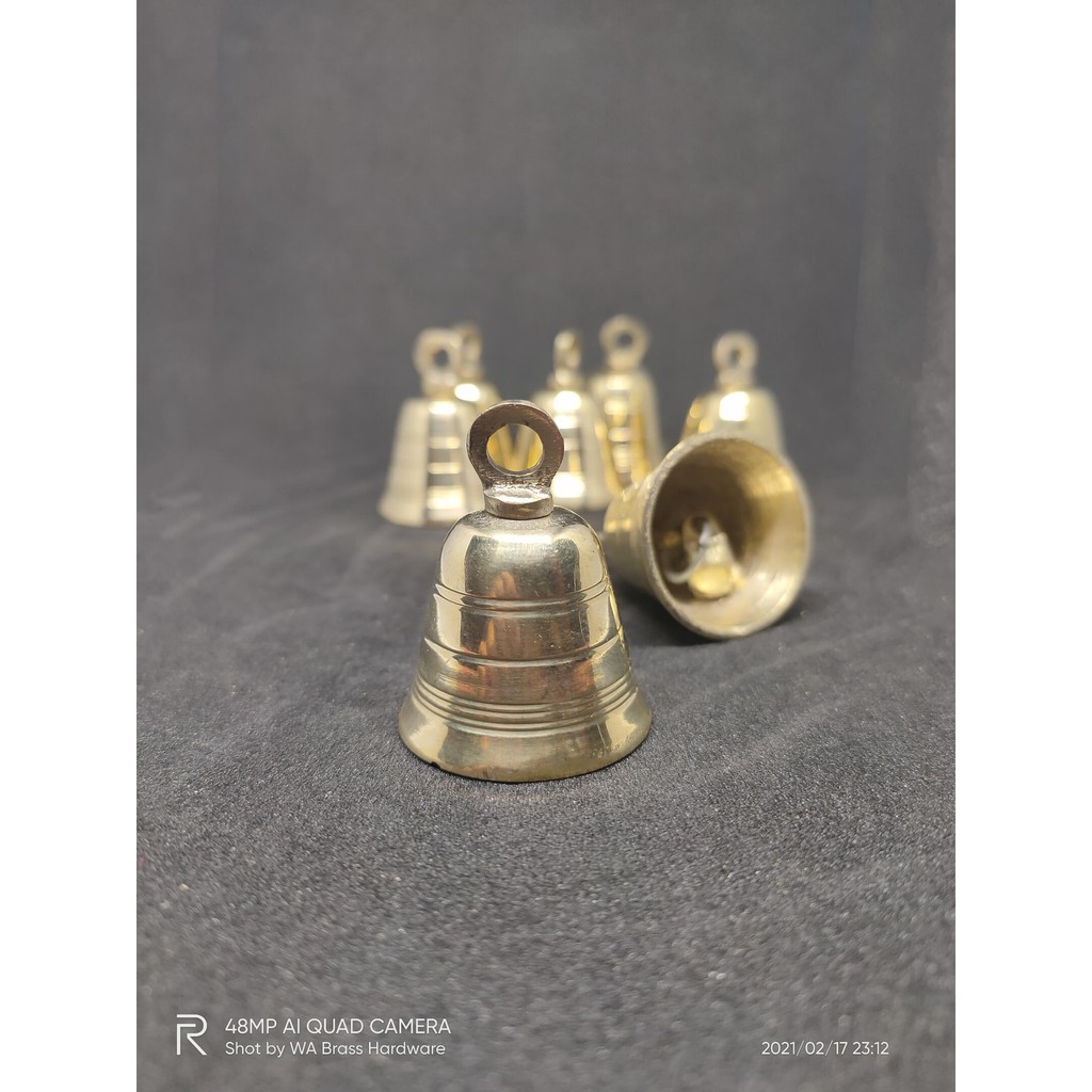 Bel Lonceng Kuningan Unyil Motif Garis Brass Doorbell 03 Bel Lonceng Kuningan Unyil Motif Garis Brass Doorbell 03