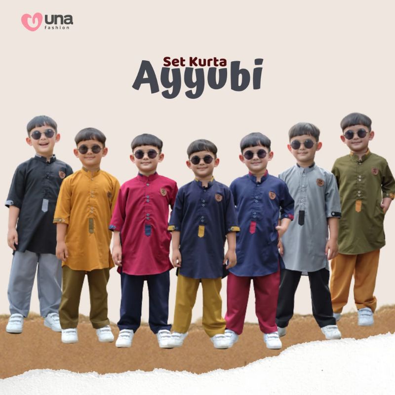 Set Kurta Anak Ayyubi by Una Fashion