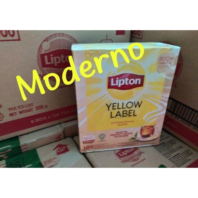 

[COD] Lipton yellow label tea 100 sheet non envelope 6 x 100 x 2g [COD]