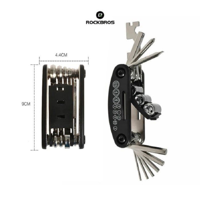 

Bicycle Repair Tool Rockbros Bike Screwdriver Pocket Set Obeng Kunci Sepeda