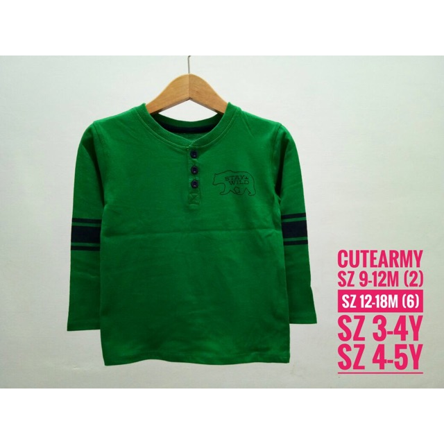 Baju Anak Kids Cute Army