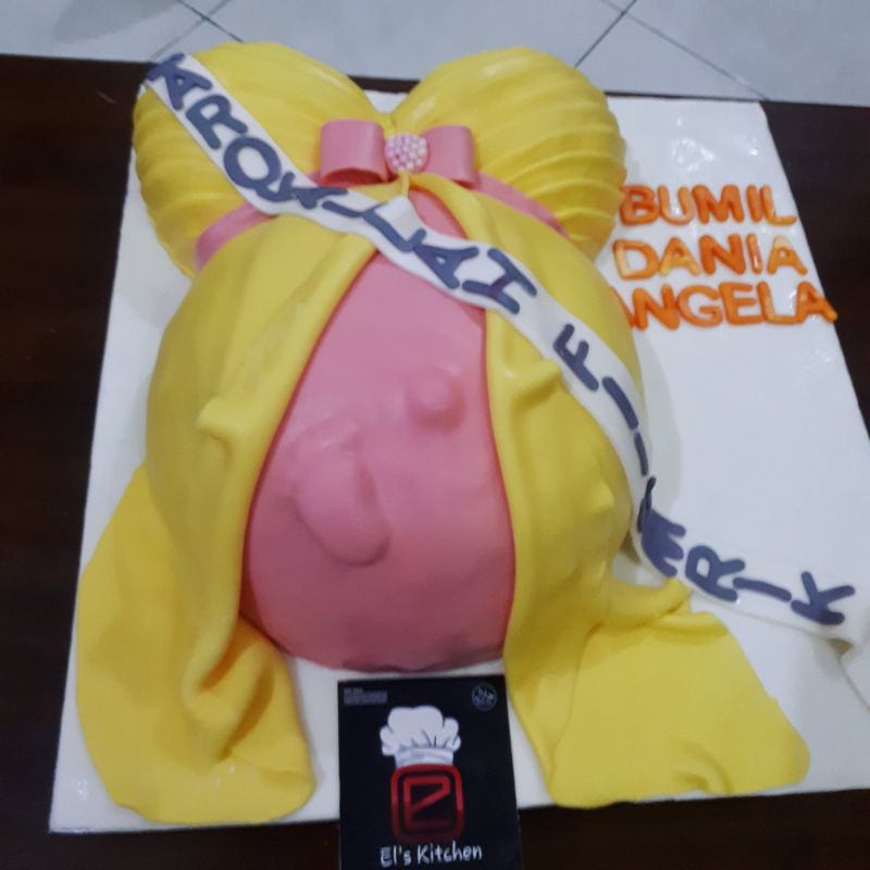 

Baby bump cake birthday cake/kue tart bentuk ibu hamil/Kue ulang tahun ibu hamil