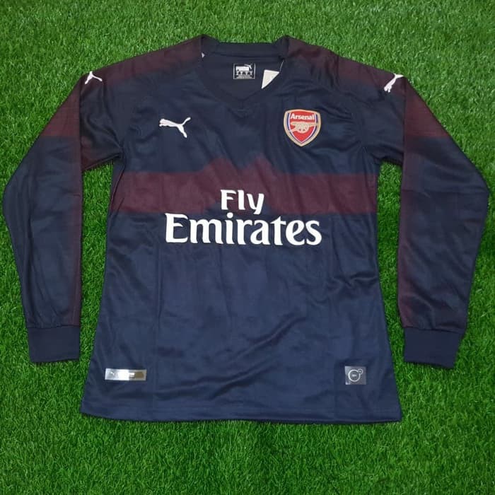 Best Seller JERSEY ARSENAL AWAY LONGSLEEVE LS 2018/2019 GRADE ORI Murah