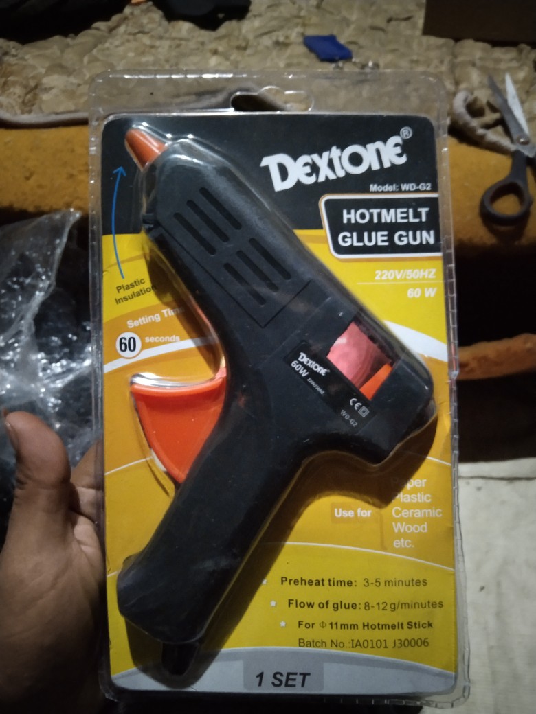 Dextone Glue Gun 60 Watt - Wd-g2 - For 11 Mm Glue Stick