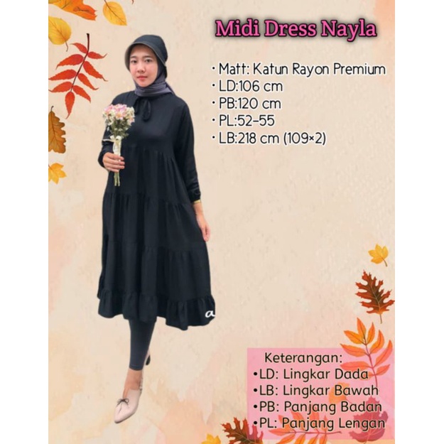 Marbel Midi Dress Gamis Rayon Polos Premium Jumbo Terlaris Terbaru 2022 Kekinian