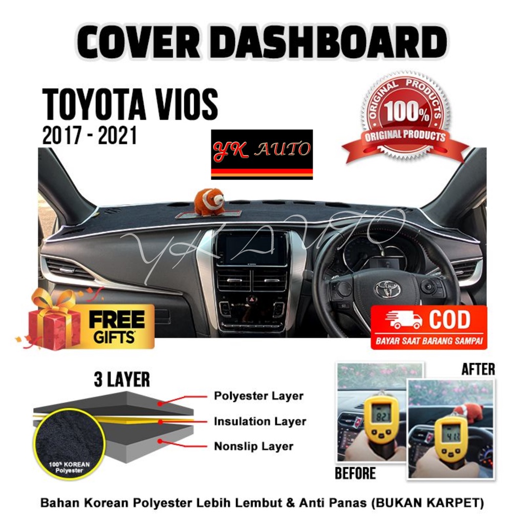 Cover Dashboard New Vios Gen4 Premium Cover Dasboard Toyota New Vios Gen4 Dasbor Dasbord
